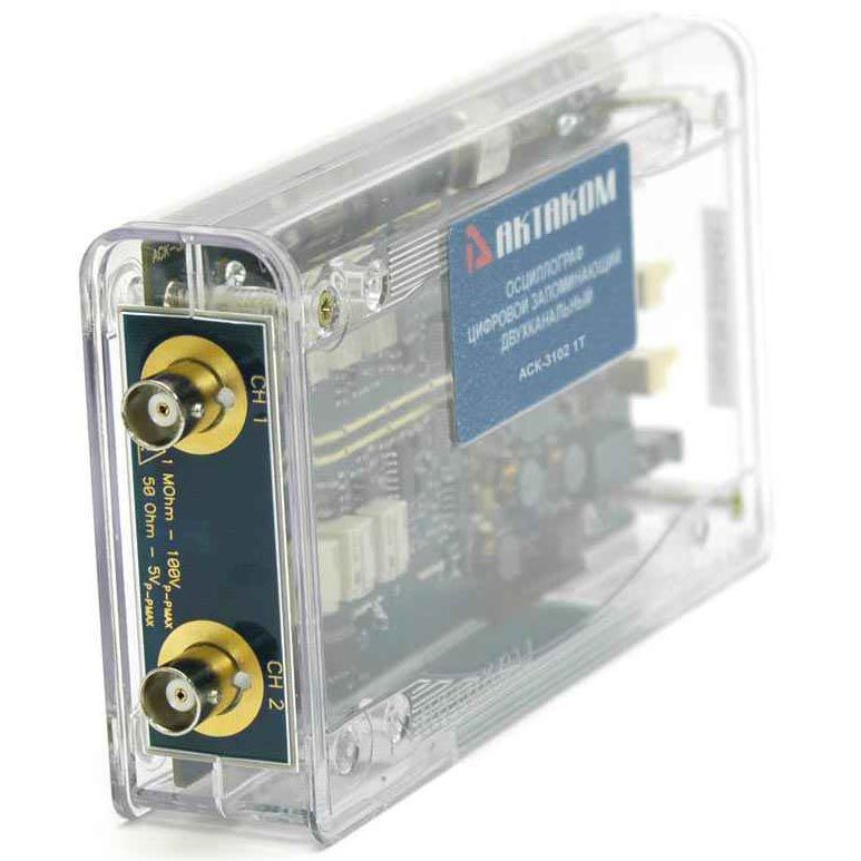 АСК-3102 1Т — двухканальный USB осциллограф - приставка + анализатор спектра